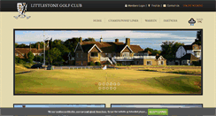 Desktop Screenshot of littlestonegolfclub.org.uk